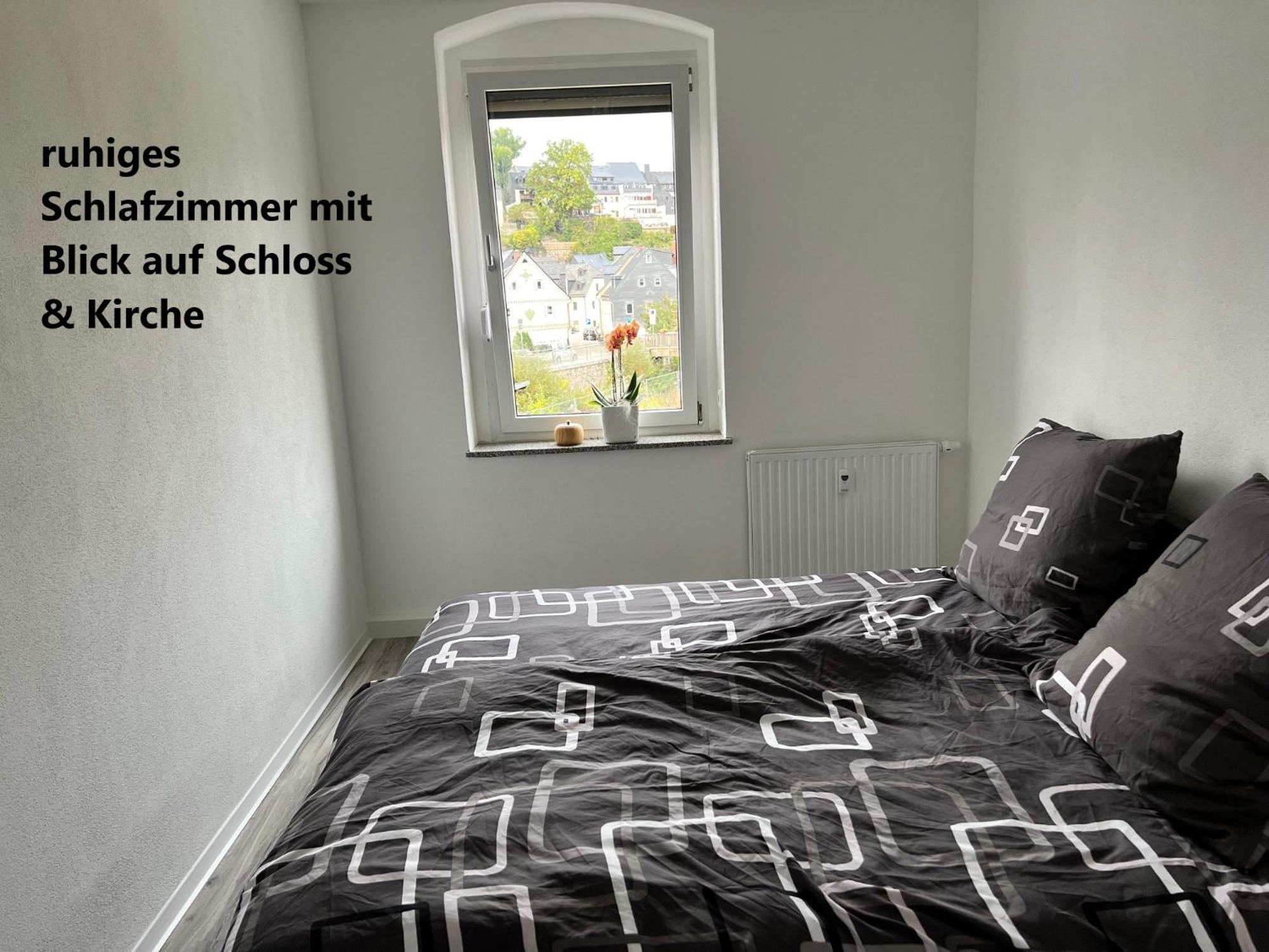 Ferienwohnung Schlossblick Im Herzen Der Stadt Schwarzenberg  Buitenkant foto